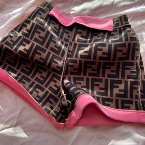 FENDI KIDS reversible shorts 18 months